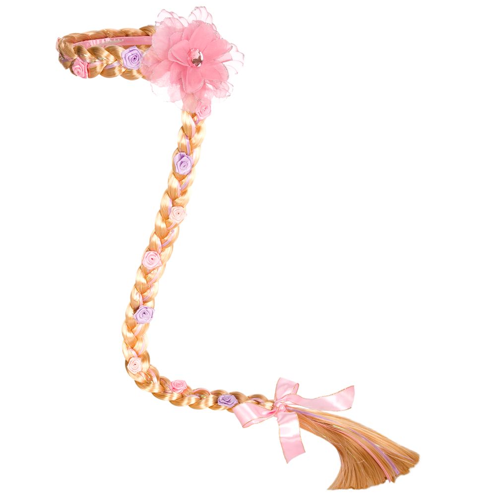 Rapunzel Hair Piece with Golden Braid