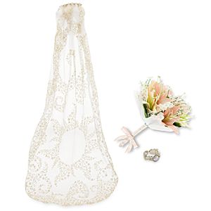Rapunzel White Wedding Accessory Set for Girls