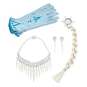Elsa Costume Accessories Set for Girls - Frozen