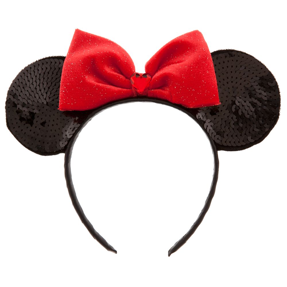 Sequined Minnie Mouse Ears Headband