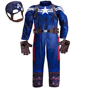Captain America Deluxe Costume for Boys
