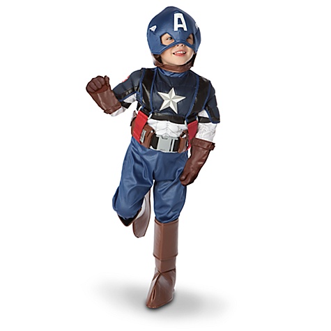 Captain America Costume for Boys
