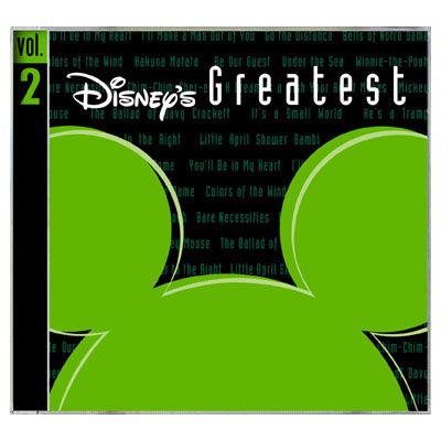 Disney's Greatest Hits Volume 2 CD