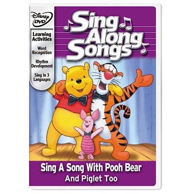 Sing-Along Songs: Sing a Song with Pooh Bear and Piglet Too DVD