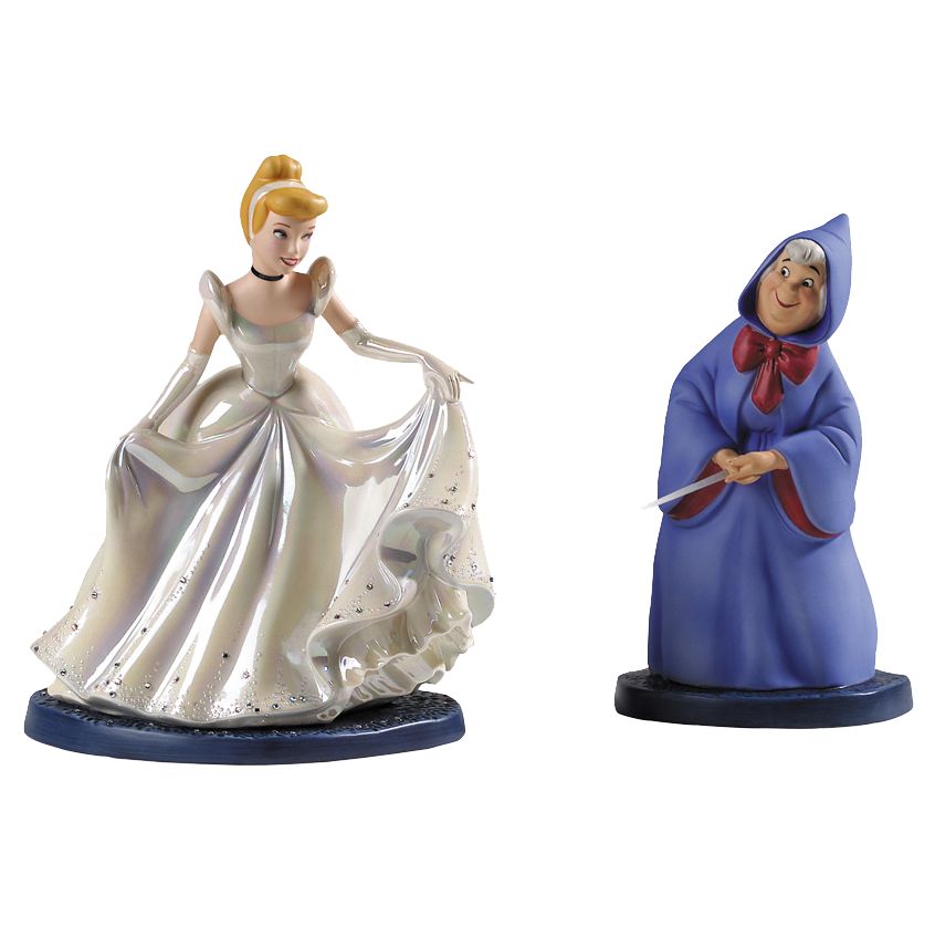 WDCS: Cinderella and Fairy Godmother: A Magical Transformation Figurine