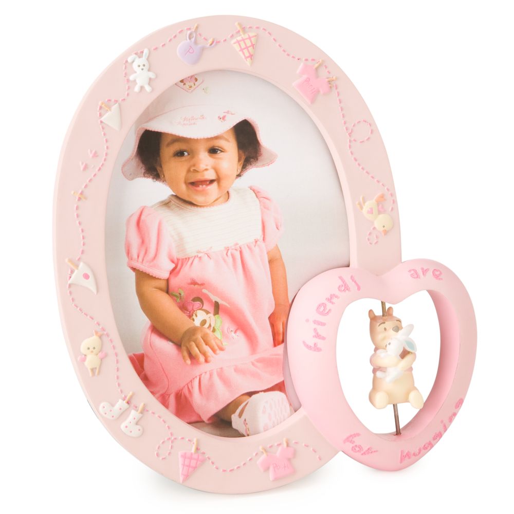 Winnie the Pooh Frame - Baby Pink