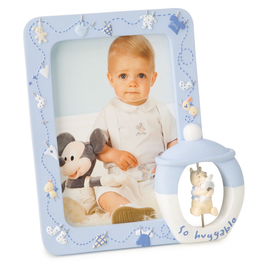 Winnie the Pooh Frame - Baby Blue