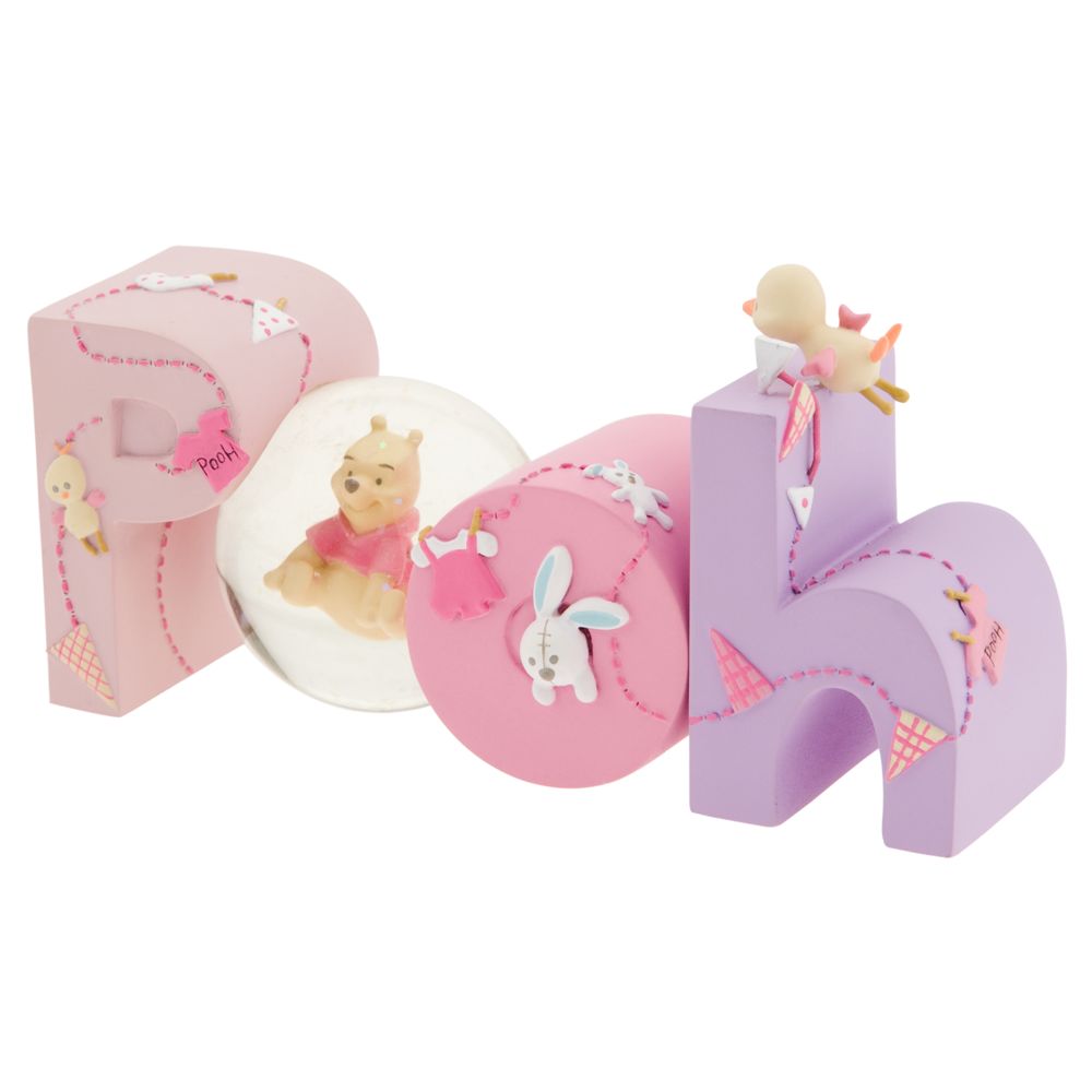 Mini Winnie the Pooh Snowglobe - Baby Pink