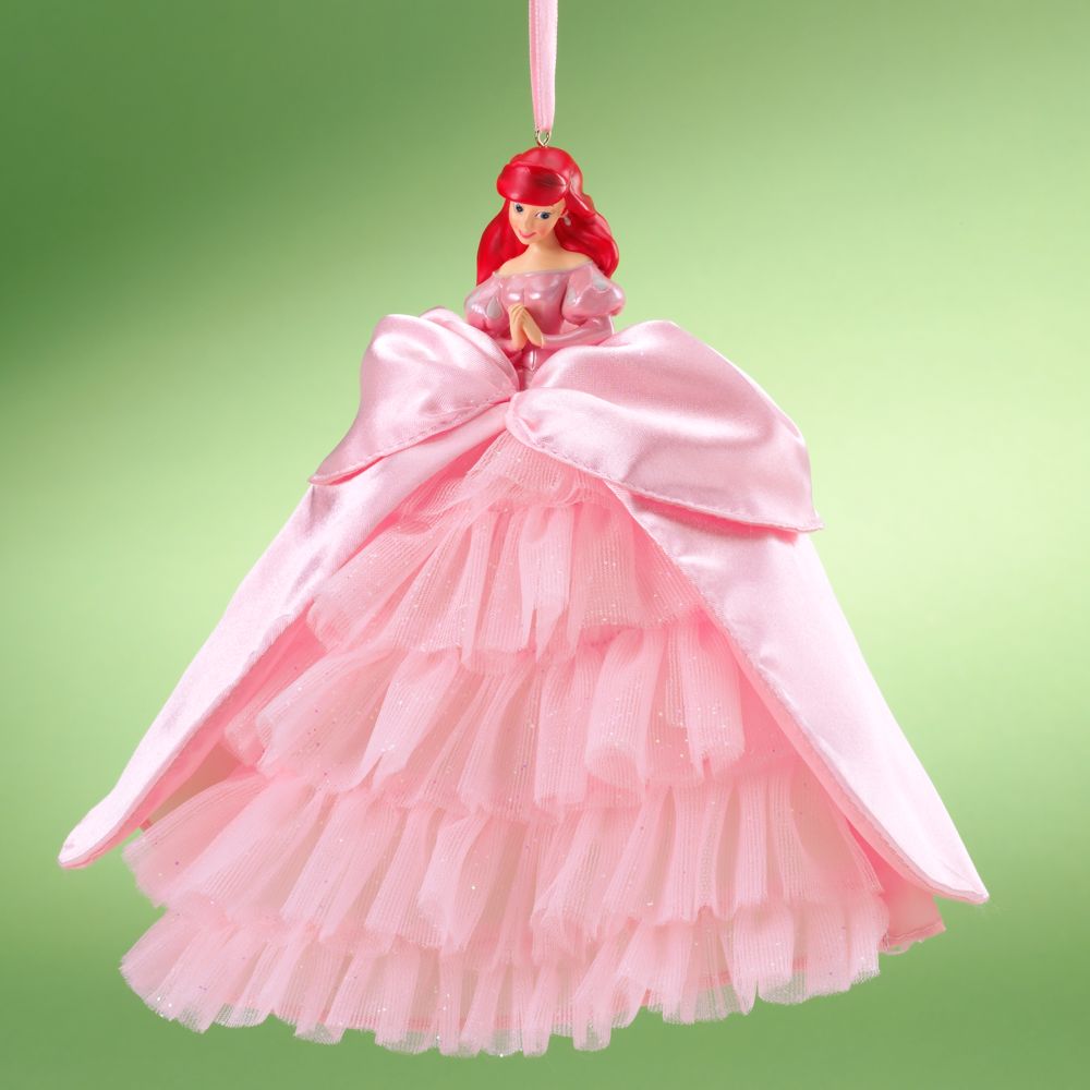 Ariel Doll Ornament with Holiday Gown
