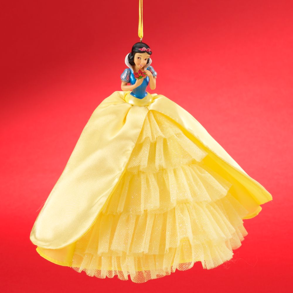Disney Princess Snow White Ornament with Holiday Gown