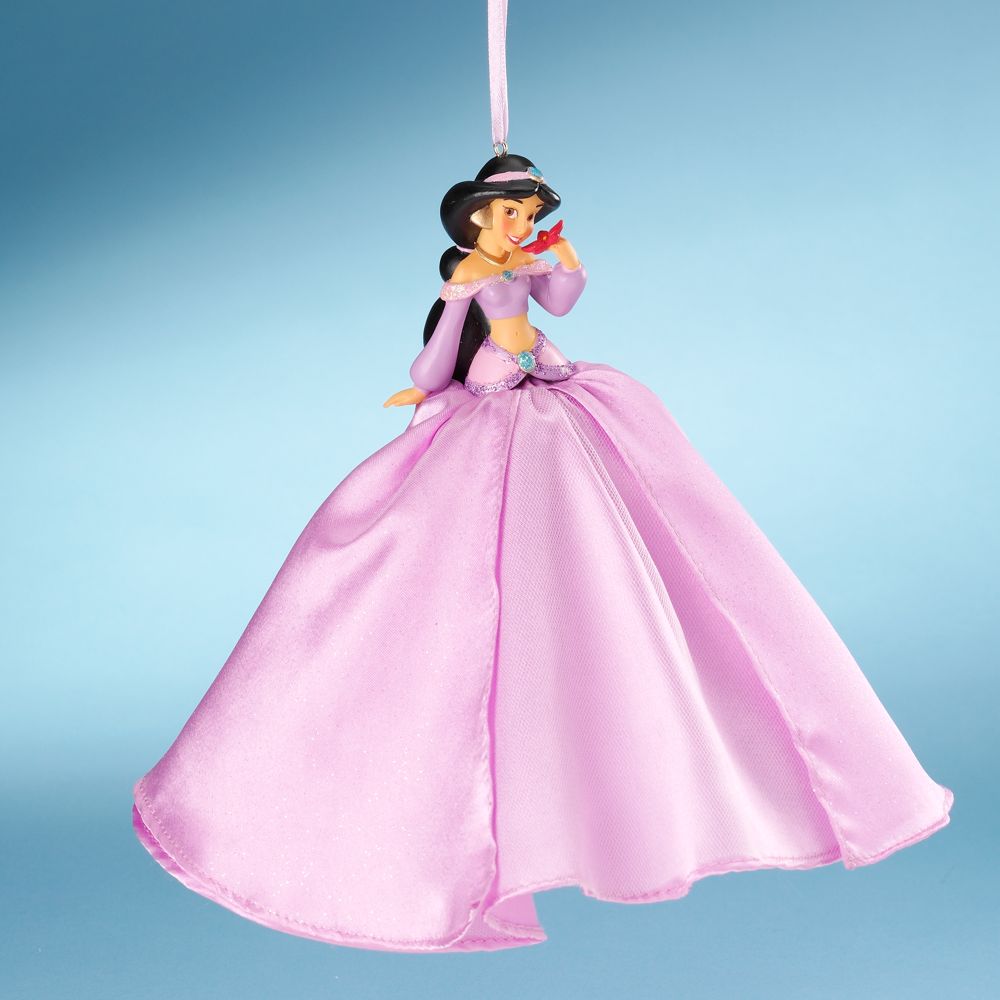 Disney Princess Jasmine Doll Ornament with Holiday Gown