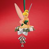 Poinsettia and Bell Tinker Bell Ornament