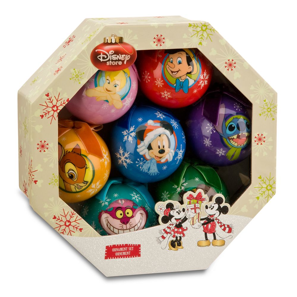 7-Pc. World of Disney Decoupage Ornament Set
