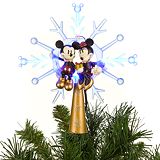 Classic Mickey and Minnie Holiday Tree Topper
