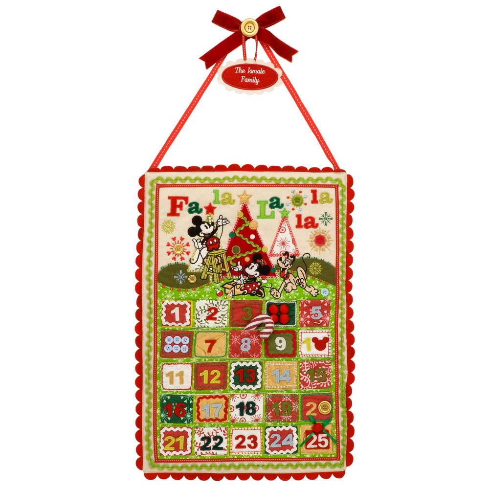 Personalized Classic Mickey Holiday Advent Calendar