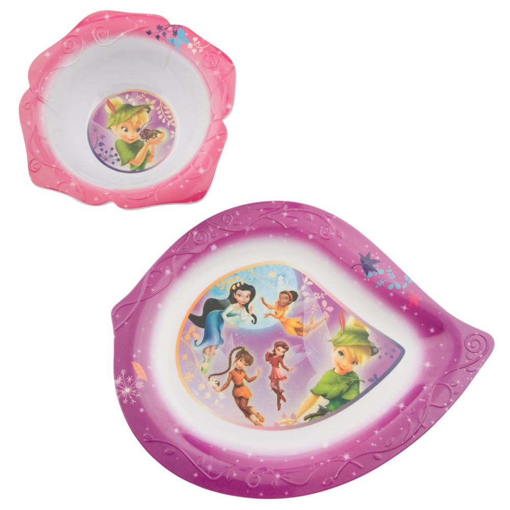 2-Pc. Disney Fairies Plate and Bowl Set