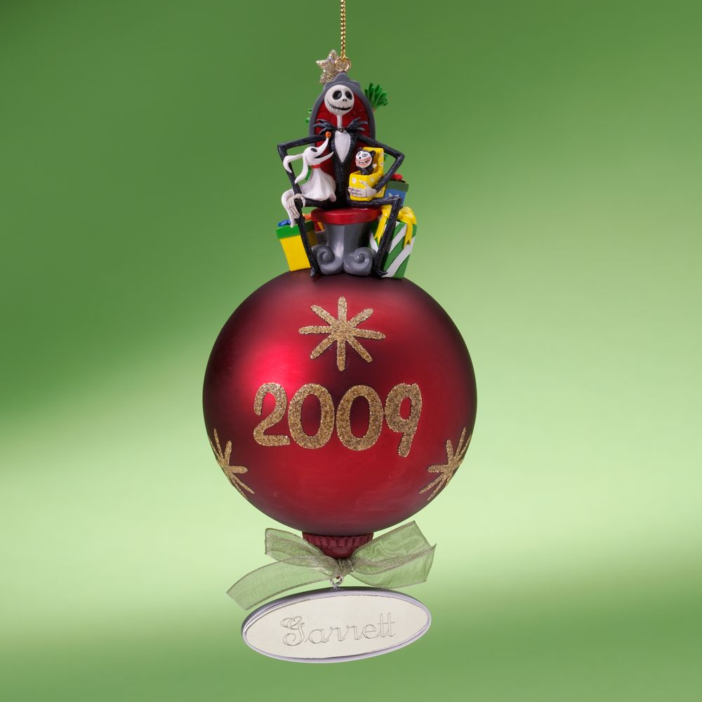Personalized 2009 Jack Skellington Ornament