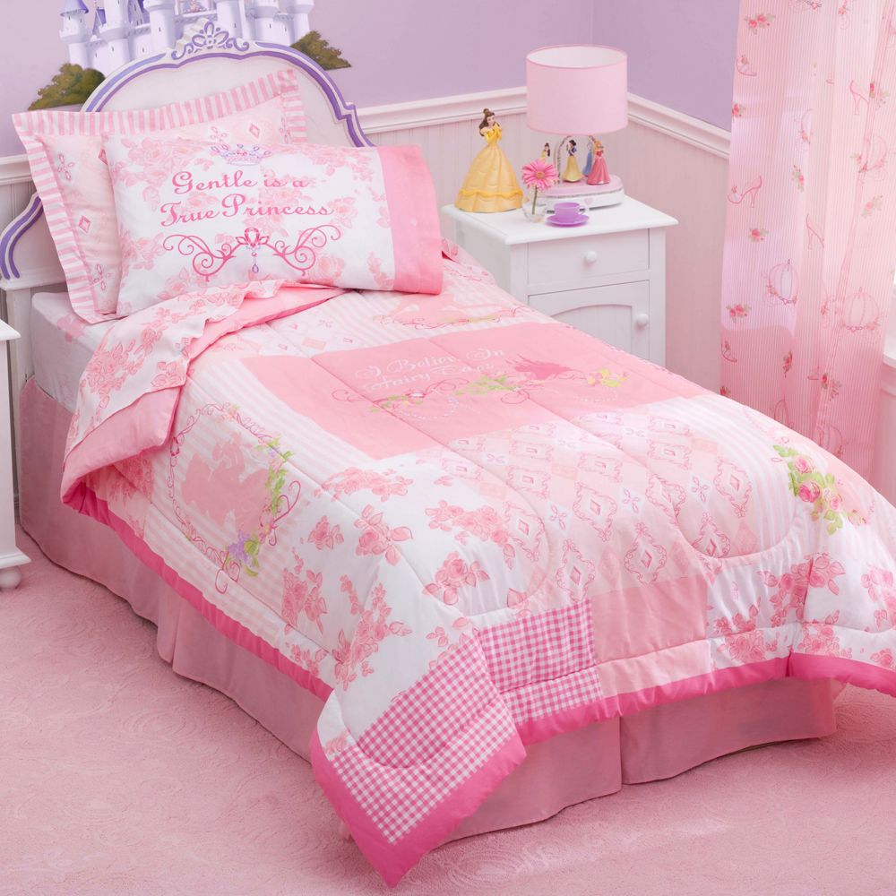 Jeweled Garden Disney Princess Twin Bedding Set