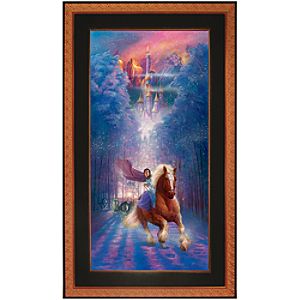 Framed Limited-Edition Beauty and the Beast Giclée ''Belle's Search''