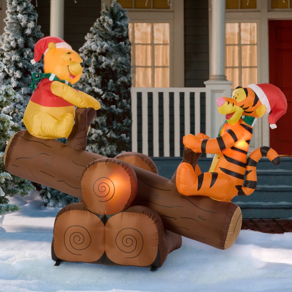 Winnie the Pooh and Tigger See-Saw Inflatable