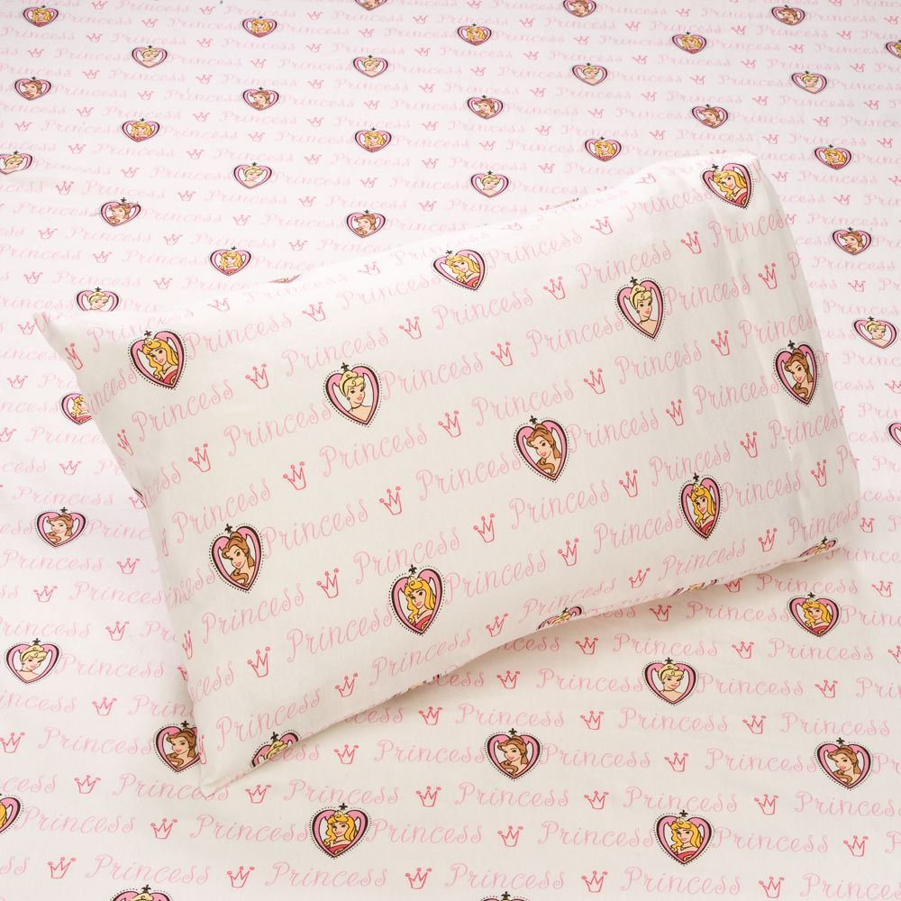 Disney Princess Flannel Sheet Set