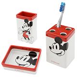 Classic M. Mouse Bathroom Accessory Set -- 3-Pc.