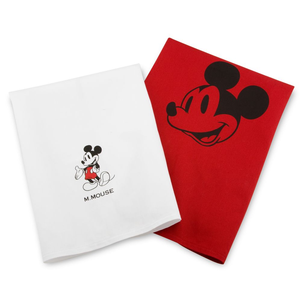 Classic M. Mouse Kitchen Towels -- Set of 2