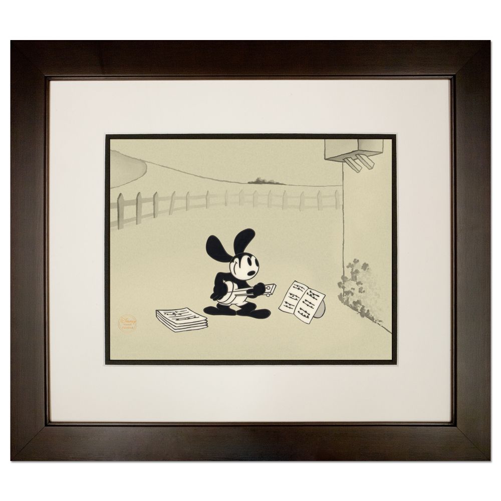 Framed Limited Edition ''Rival Romeos'' Oswald the Lucky Rabbit Cel
