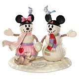 ''Snowflake Sweetheart'' Minnie & Mickey Mouse Figurine by Lenox