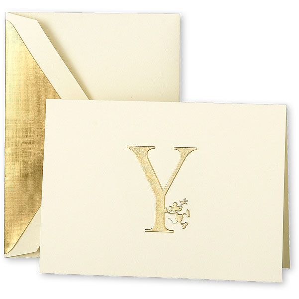 20-Pc. Walt Disney Signature Mickey Mouse Note Cards - Initial ''Y''