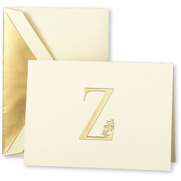 20-Pc. Walt Disney Signature Mickey Mouse Note Cards - Initial ''Z''