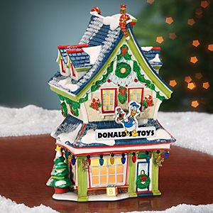 Light-Up Donalds Toy Shop Building by Dept. 56