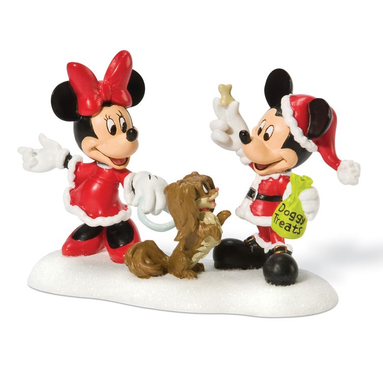 ''Treats for Fifi'' Minnie and Mickey Mouse Figurine by Dept. 56