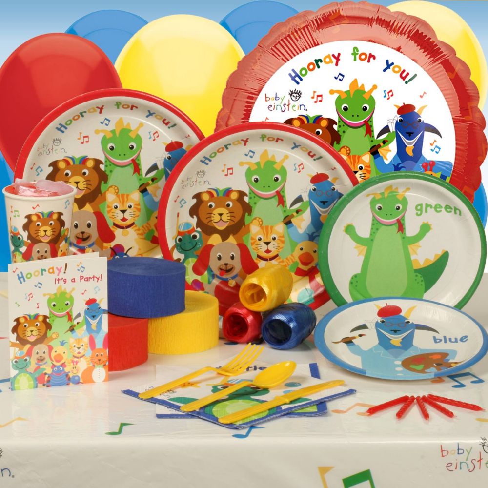 Deluxe Baby Einstein Party Essentials Set for 8 Guests