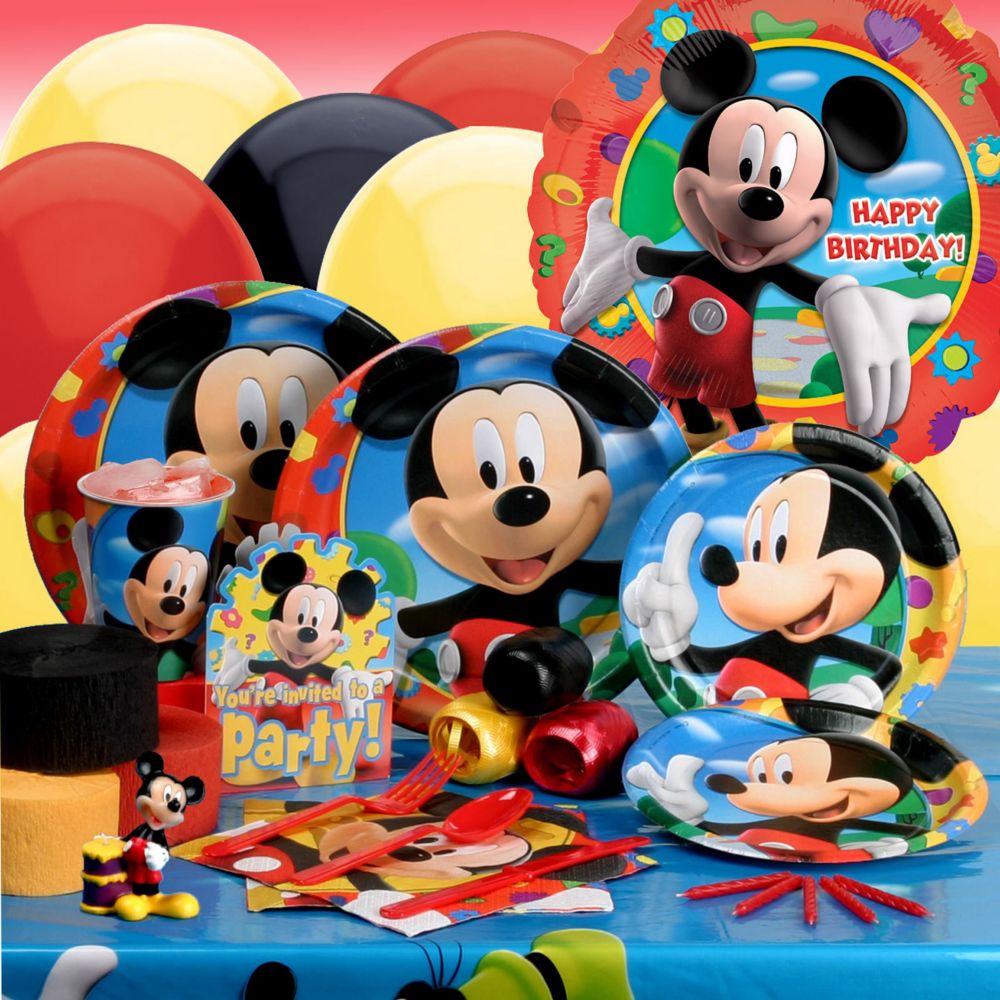 Deluxe Mickey Mouse Clubhouse Party Essentials Set for 8 Guests