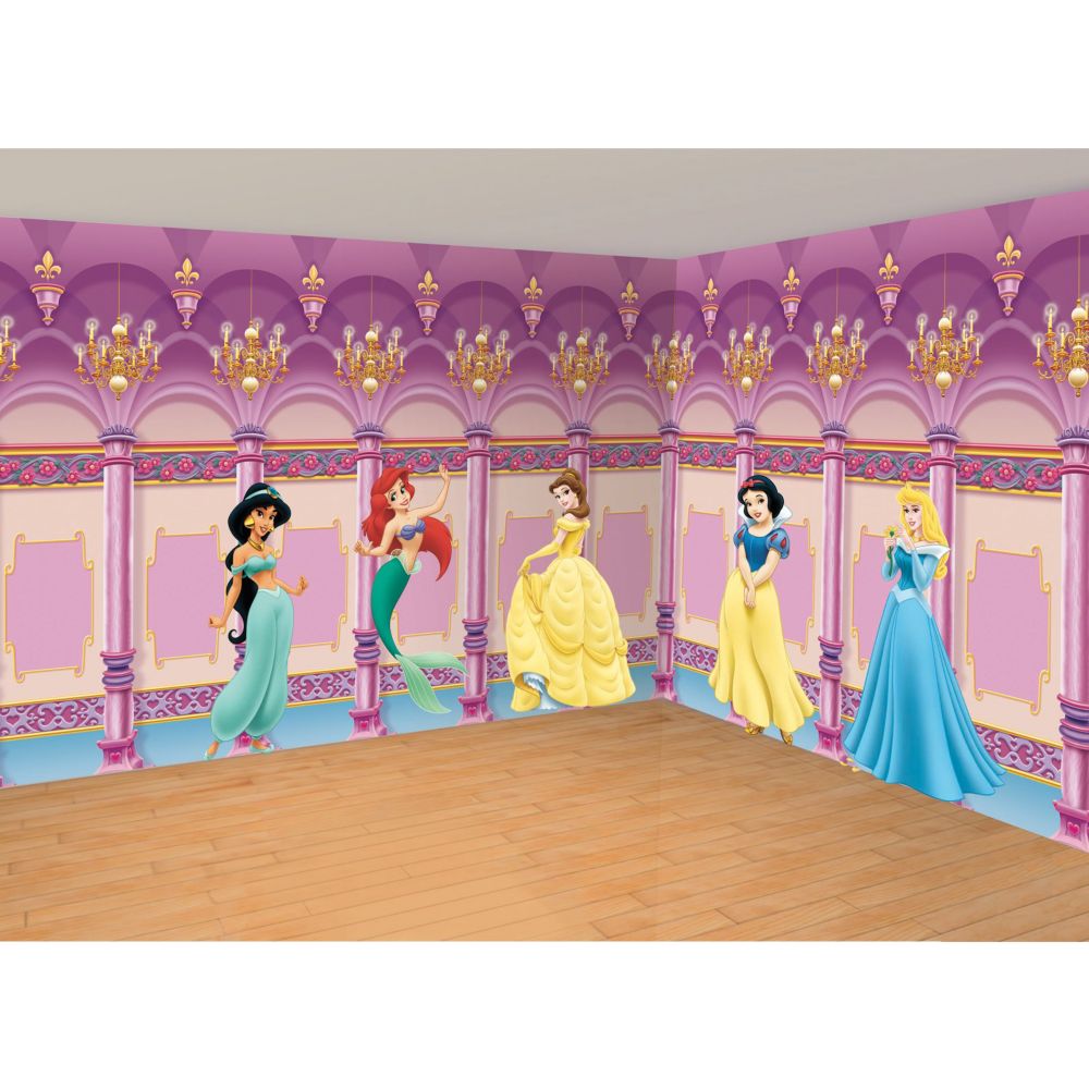 Disney Palace Party Decor Scene Kit with Disney Princesses