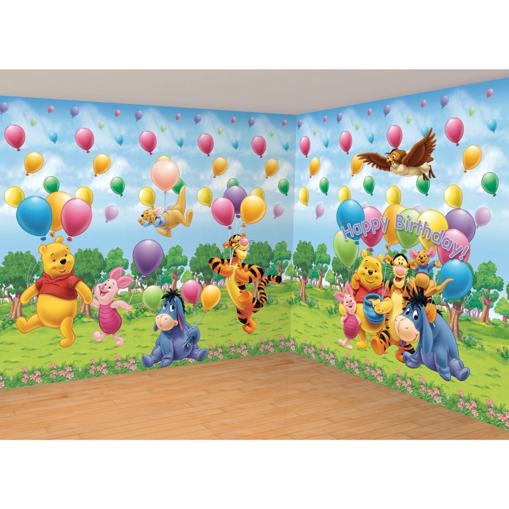 Disney Winnie the Pooh Party Decor Scene Kit