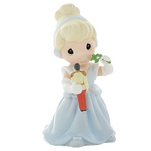 Theres Magic Under the Mistletoe Cinderella Figurine by Precious Moments