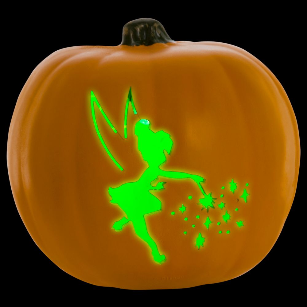 Light-Up Tinker Bell Jack-O'-Lantern