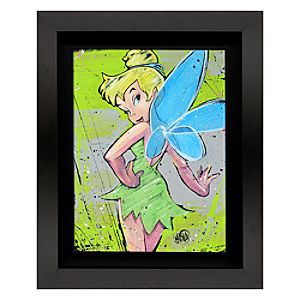 Framed Limited Edition ''Dressed in Green'' Tinker Bell Giclée