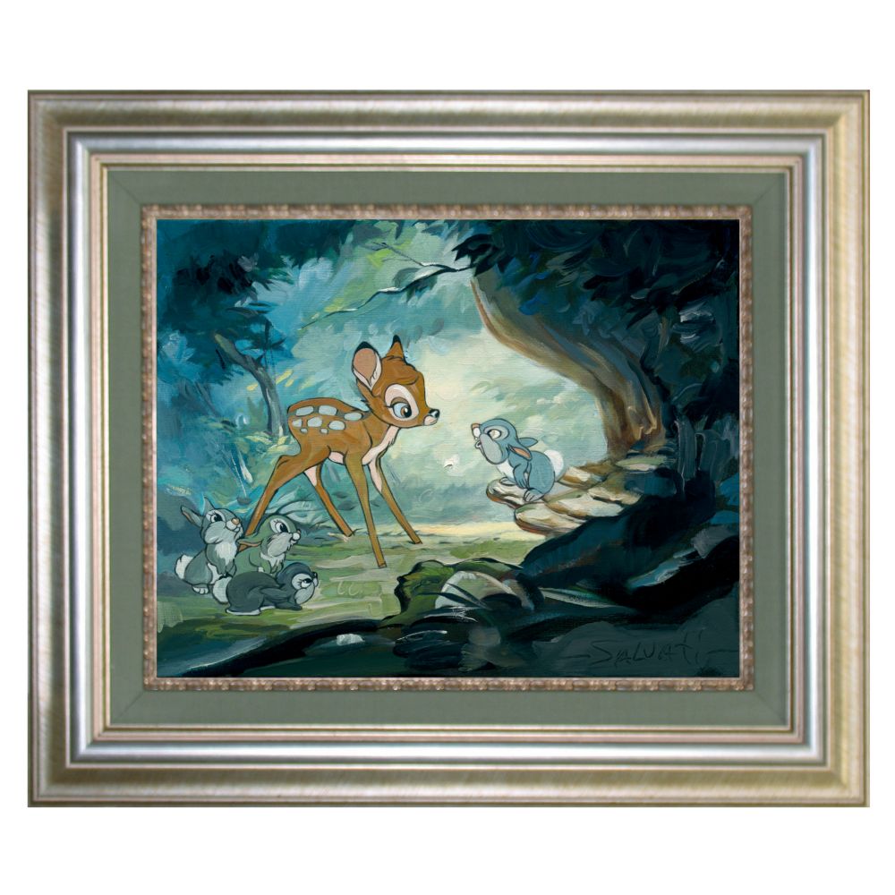 Framed Limited-Edition ''Hello, Young Prince'' Bambi Gicl&eacute;e