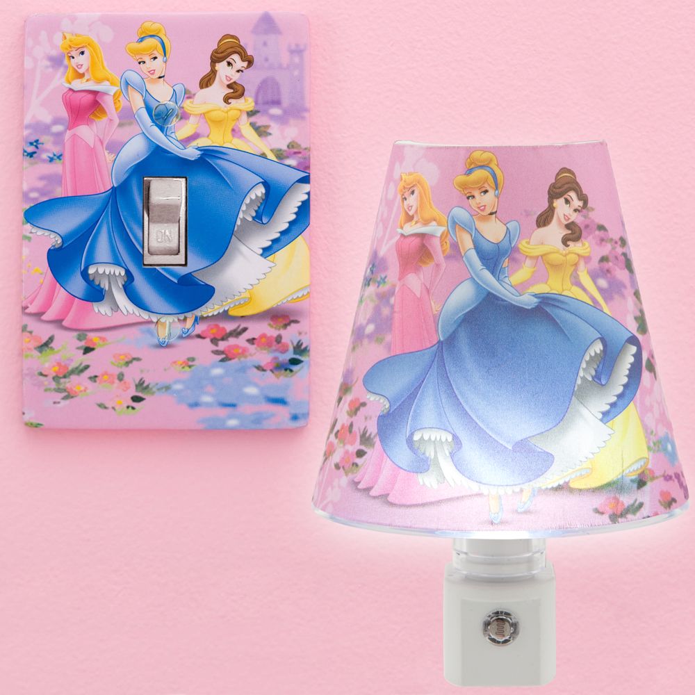 Disney Princess Night Light and Wallplate Set