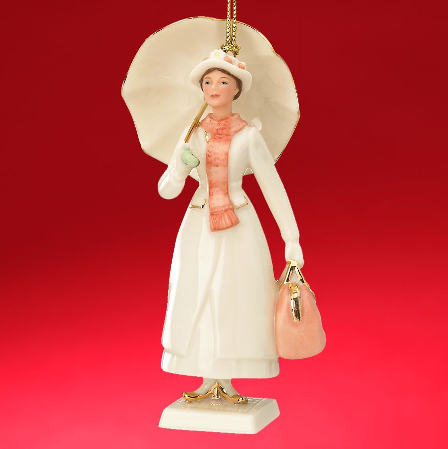 ''A Practically Perfect Christmas'' Mary Poppins Ornament by Lenox