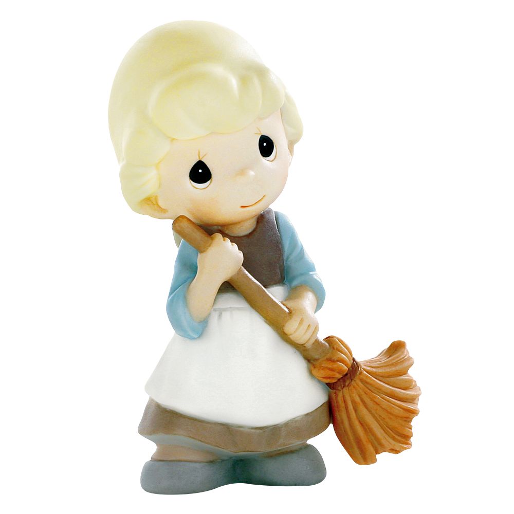 ''I'm Swept Away by You'' Cinderella Figurine by Precious Moments