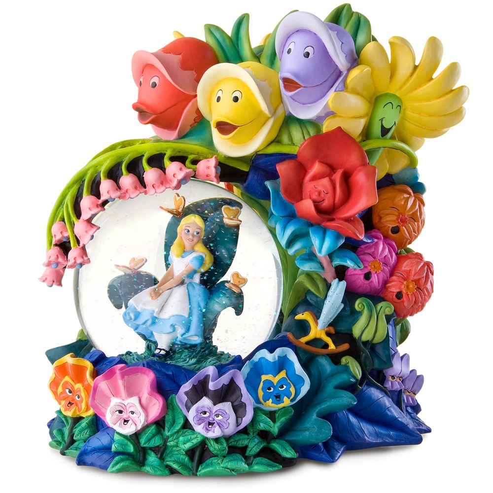 Golden Afternoon Alice in Wonderland Snowglobe