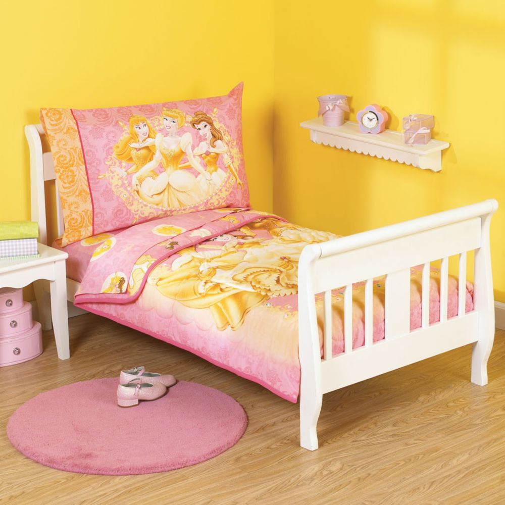 Enchanted Tales Disney Princess Bedding Set for Toddlers -- 4-Pc.