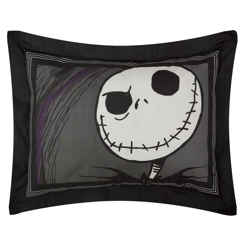 Products>Home & Decor>Bed & Bath>Bedding> - Jack Skellington Sham: Sizes 