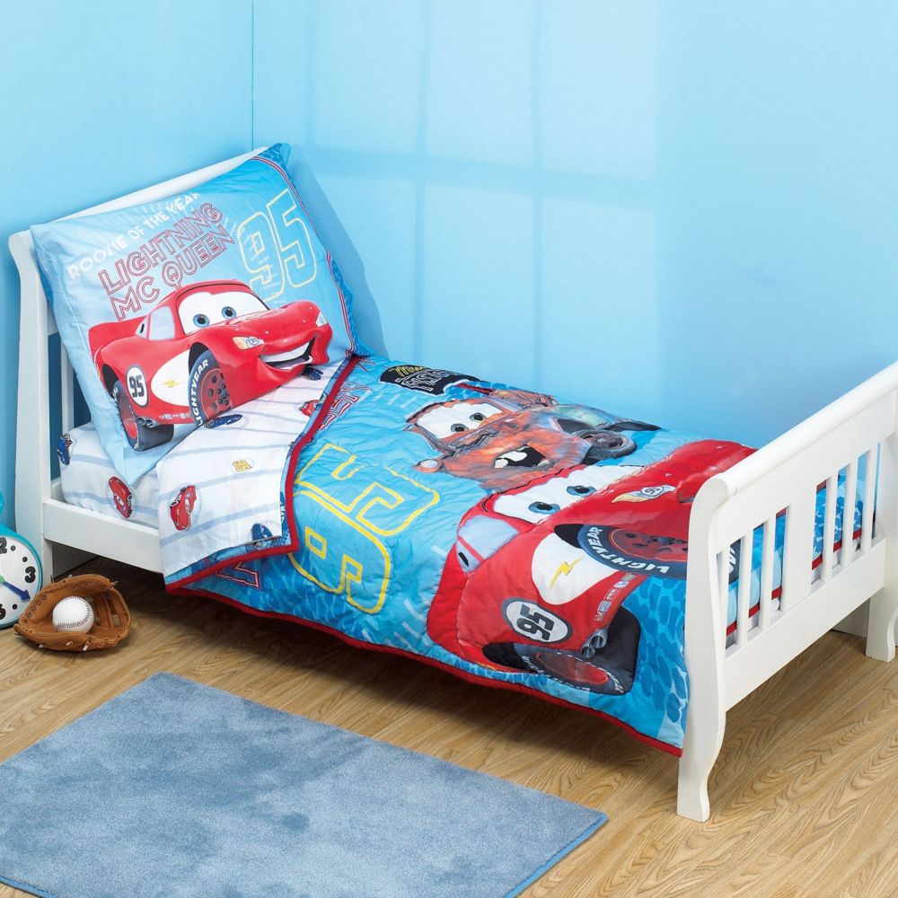Disney Cars Supercharged Bedding Set for Toddlers -- 4-Pc.