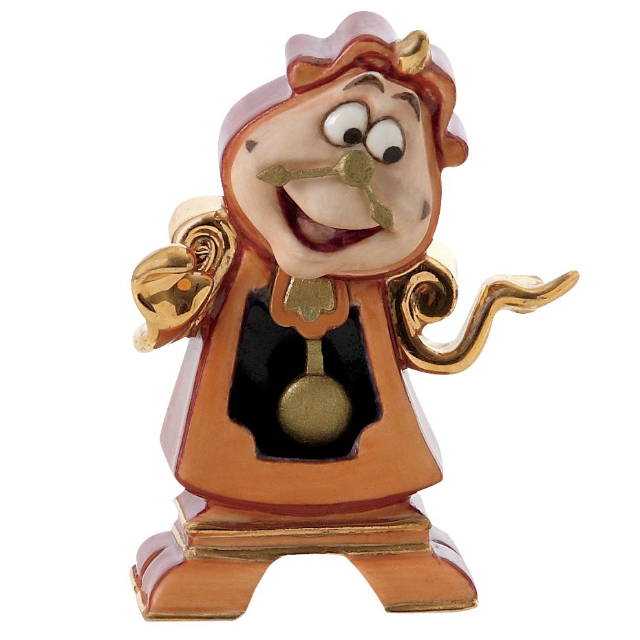 WDCC "Meticulous Major Domo" Cogsworth Figurine - Enchanted Size