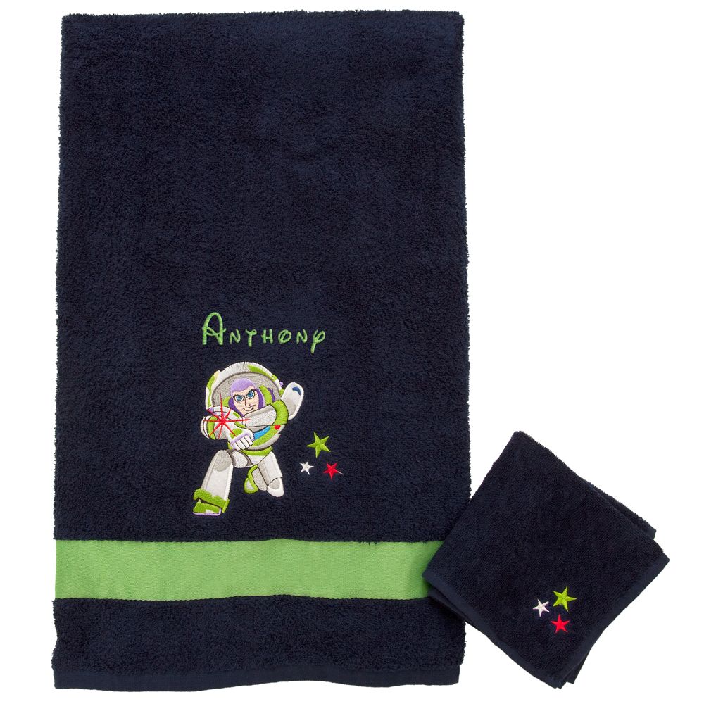 Personalized Buzz Lightyear Towel Set -- 2-Pc.